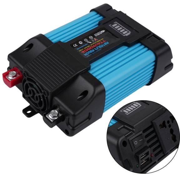 4000W Car Power Inverter Converter DC 12V To AC 110/220V Transformer Dual USB Modified Sine Wave Inverter Car Accessories