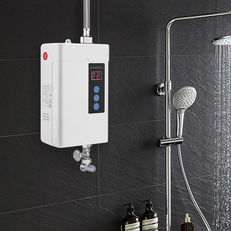 4000W Electric Water Heater, Under Sink Instant Calorifier+LCD Touch Screen