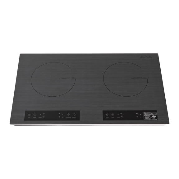 4000W Induction Cooktop, Portable Countertop Induction Cooker with 2 Burners, 9 Power Levels and Temperature Control for Home Kitchen