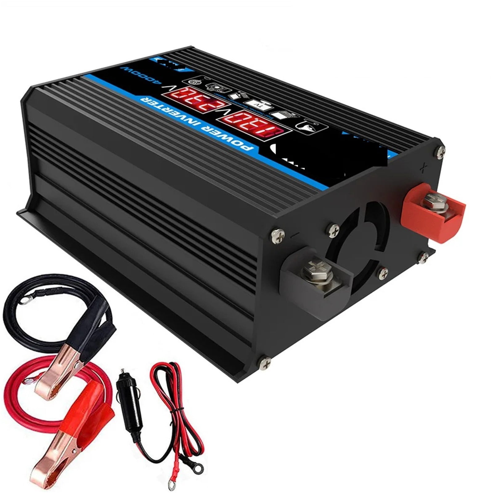4000W Power Inverter 12V to 220/110 Solar/Car/Home Use, Pure Sine Wave ...