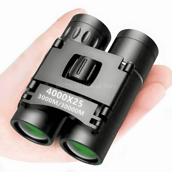 4000X25 Zoom Telescope Professional BAK4 HD Powerful Binoculars Long Range Portable Outdoor Folding FMC Binocular Camping Travel