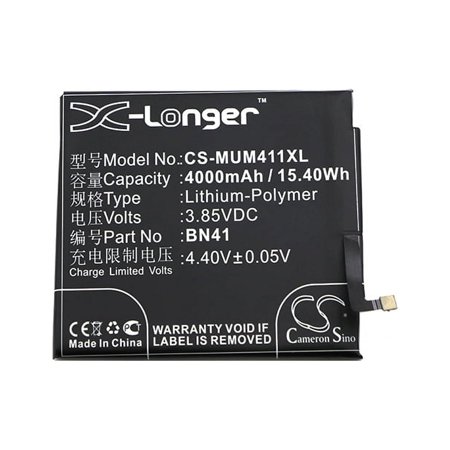 4000mAh BN41 BN41H BN41L Battery for Xiaomi Redmi Note 4 Note 4
