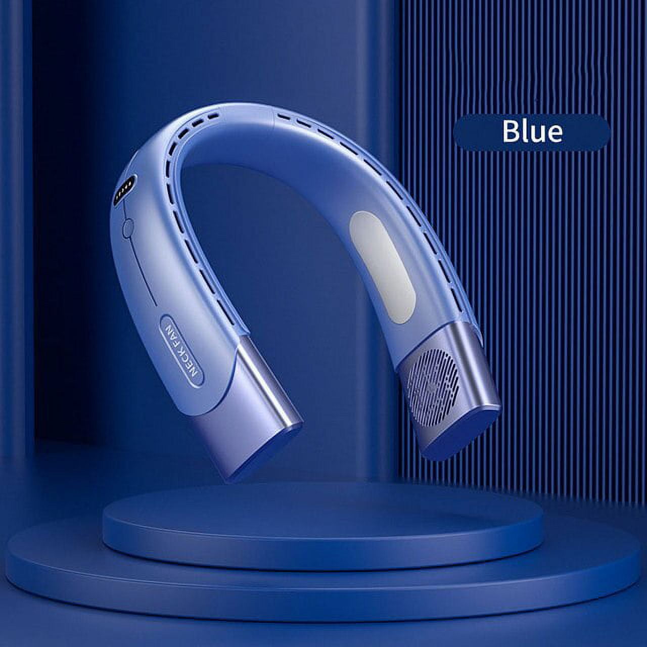 4000mAh Hanging Neck Fan Portable Air Conditioner Rechargeable Air Cooler 5 Speed Electric Fan