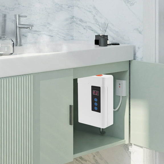 4000w Electric Tankless Instant Hot Water Heater Shower Kitchen + Remote