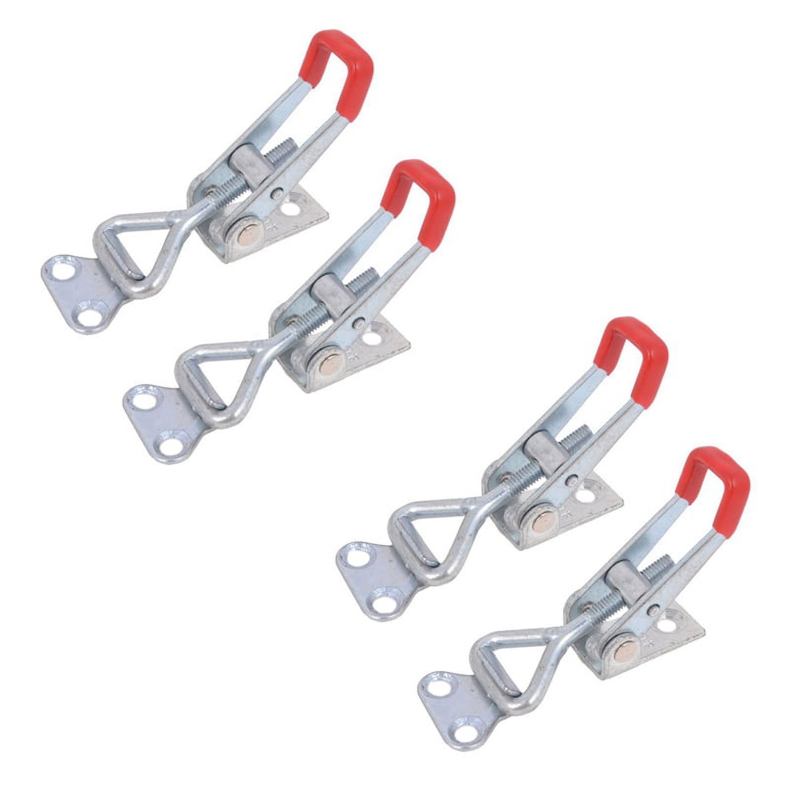 4001 100Kg 220Pound Shaped Lever Latch Toggle Clamp,4Piece