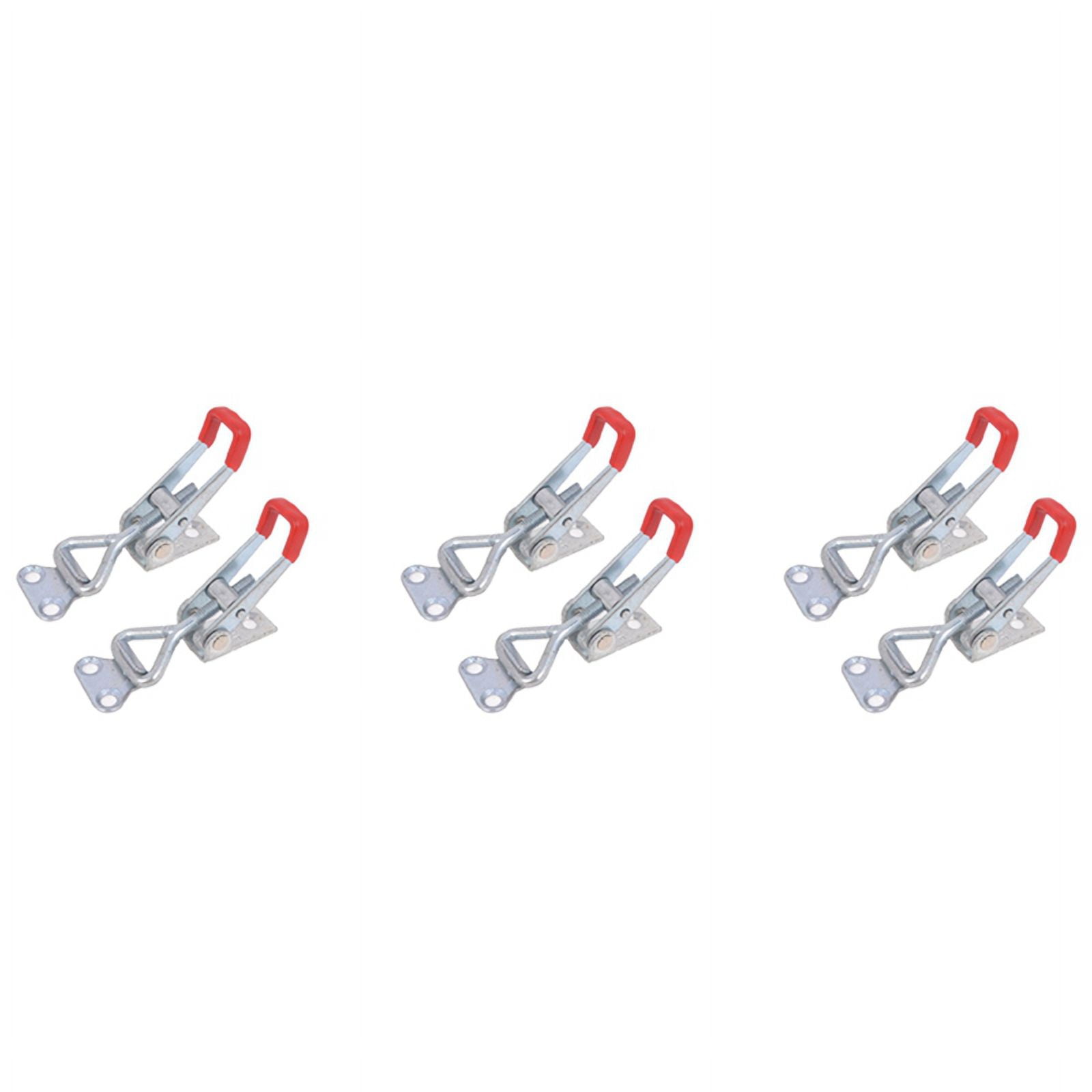 4001 100Kg 220Pound Shaped Lever Latch Toggle Clamp,6Piece