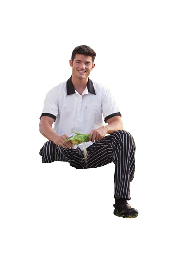 4001-4108 Baggy Chef Pant in Chalk Stripe - 4XLarge