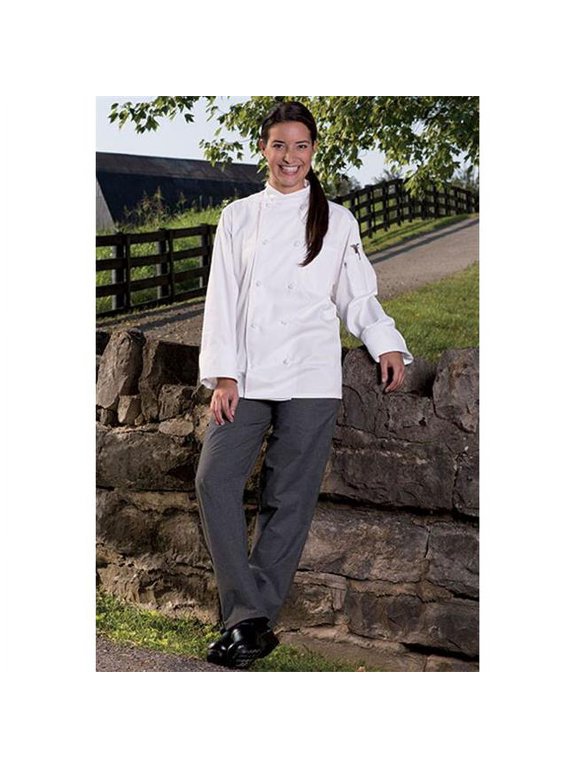 4003-5710 Yarn Dyed Baggy Chef Pant in Black/White Checker - 6XLarge