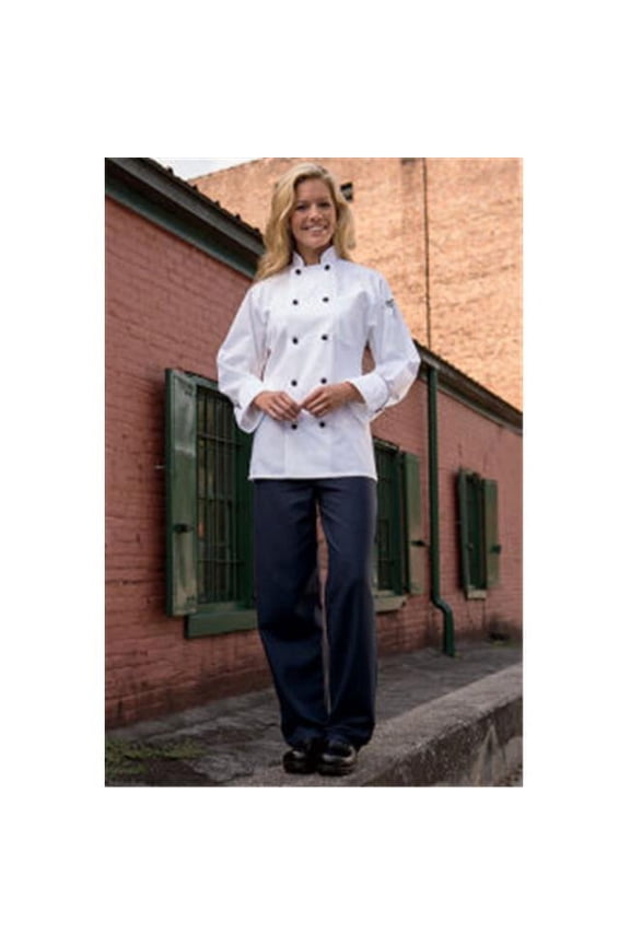 4003-7004 Baggy Pant Blk-Navy Houndstooth Lg