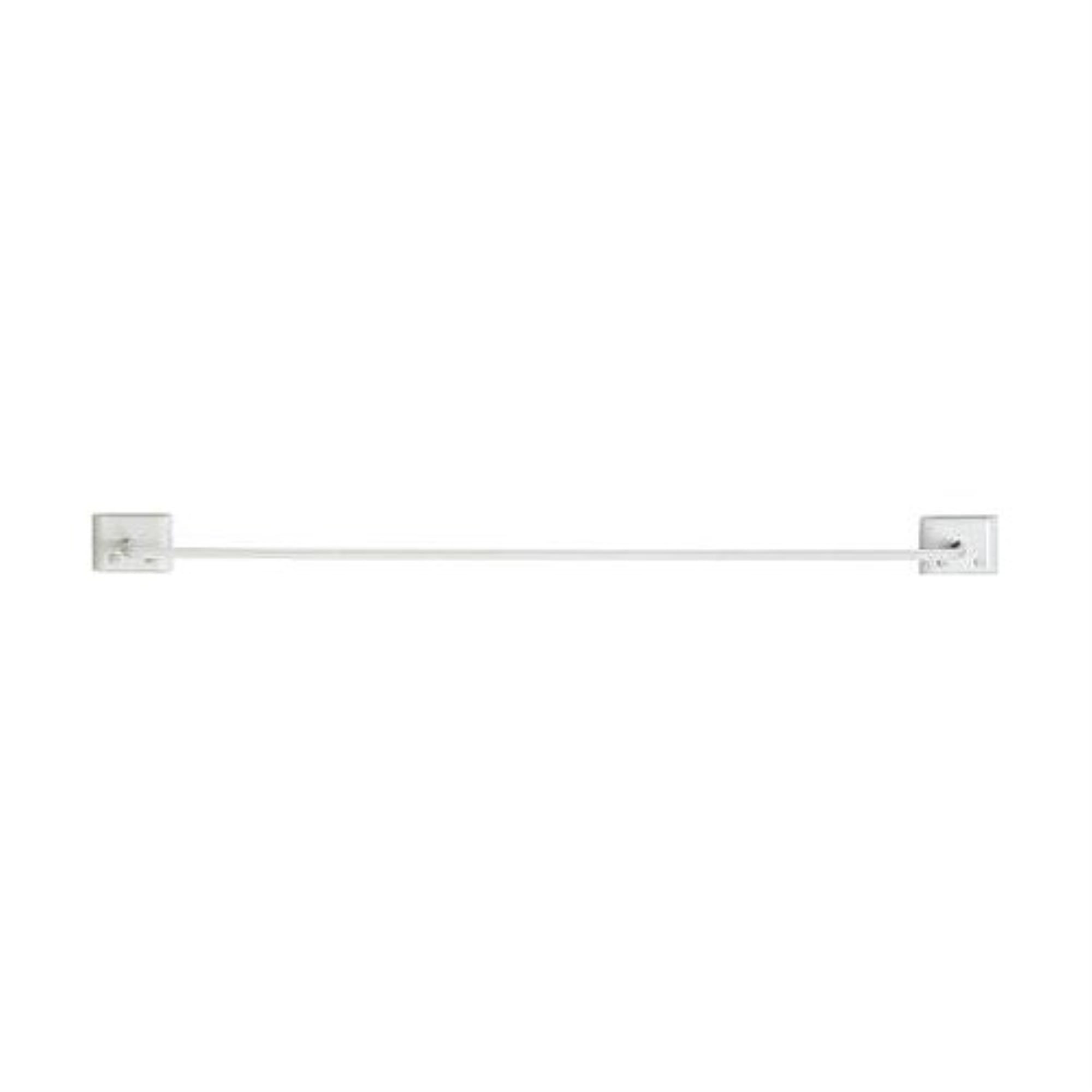 4003325 TOWEL BAR WHITE 24"" Decko White Towel Bar 24 in. L Metal (Pack