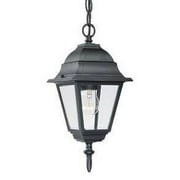 4006BK-Acclaim Lighting-Builders Choice - One Light Outdoor hanging Lantern Matte Black Finish with