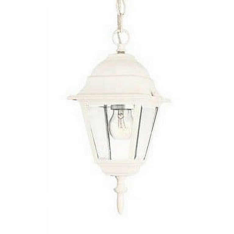 4006TW-Acclaim Lighting-Builders Choice - One Light Outdoor hanging Lantern Textured White Finish 4006TW-Acclaim Lighting-Builders Choice - One Light Outdoor hanging Lantern Textured White Finish