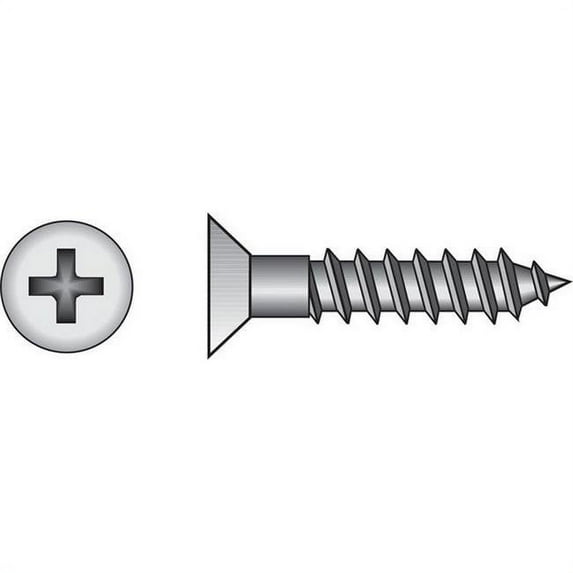 40078 No. 14 x 1.25 in. Steel Wood Screws