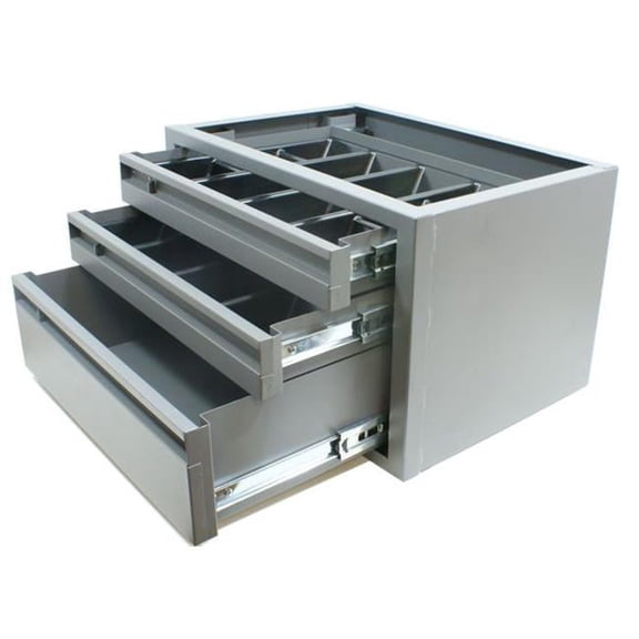 40080 Steel 3-Drawer Cabinet