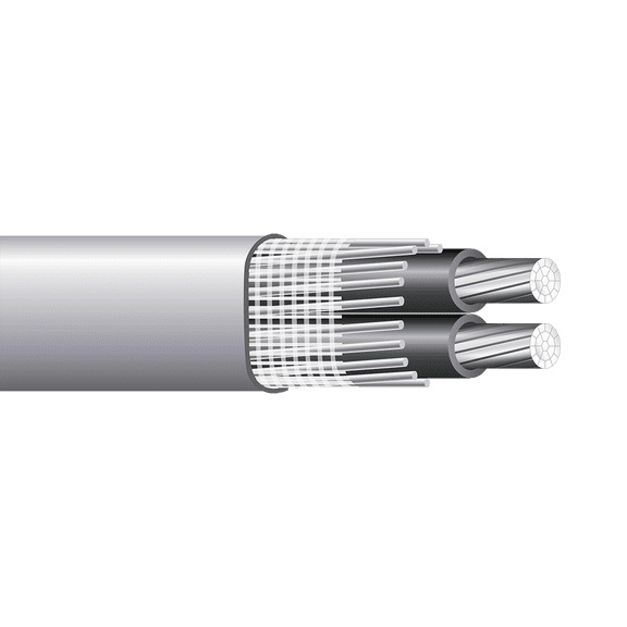 400FT 4-4-6 Aluminum SEU Cable 600V Service Entrance Wire