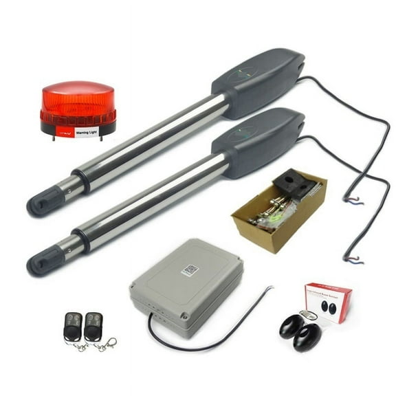 400KG Automatic Dual Arms Electric Swing Door Gate Opener Operator Motor Actuator Closer Heavy-Duty Type Easy Install Universal