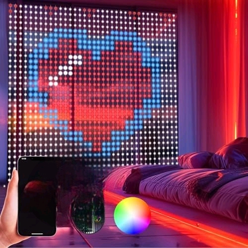 400LED Fairy Curtain Lights, 6.6Ft x 6.6Ft Tangle-Free USB Plug in 8 Modes Timer Christmas String Hanging Lights with Remote for Bedroom Backdrop Wedding Party Home Wall Garden, Multicolor