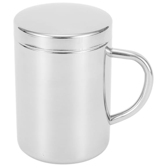 400ML Double Wall Stainless Steel Coffee Mug With Lid Portable Insulated Water Cup Travel Tumbler Jug Milk Tea Cups For Office