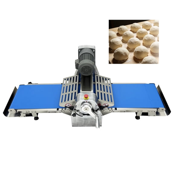 400MM Use Dough Sheeter Pastry Machine Stainless Steel Tabletop Foldable Commercial 110V 400W