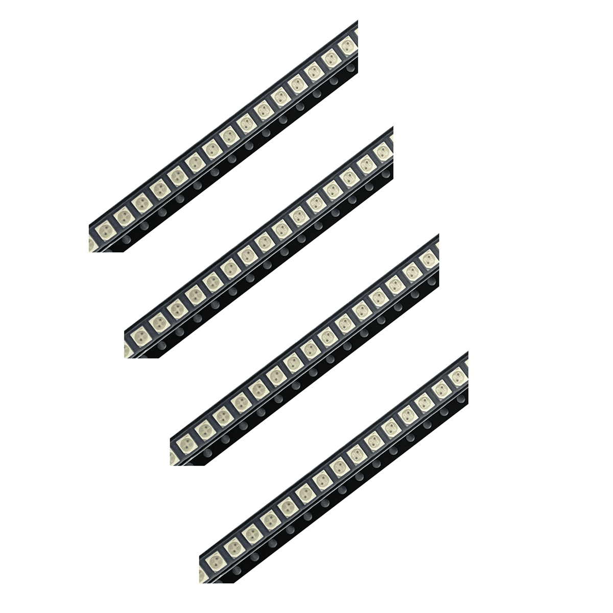 400PCS 3528 Amber+Yellow PLCC-4 Reverse Pole ,617Nm+587Nm , 50MA 2V 0 ...