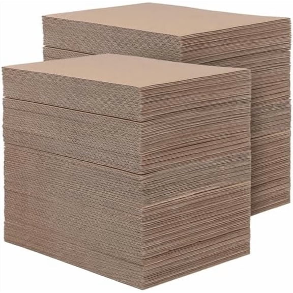 400PCS 5 x 7 Inch Corrugated Cardboard Sheets, 1.5mm Thick Flat Packing Inserts, Corrugated Pads for Shipping, Mailing, Craft$$Office