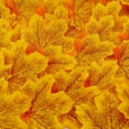 thumbnail image 1 of 400PCS Artificial Maple Leaf Faux Leaves Simulation Maple Fall Assorted Thanksgiving Harvest Party Festival Events Wedding Decorations Ornaments, 1 of 3
