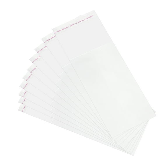 400Pack Clear Cello Bags, 2"x4" Plastic Self Sealing OPP Treat Bags Clear