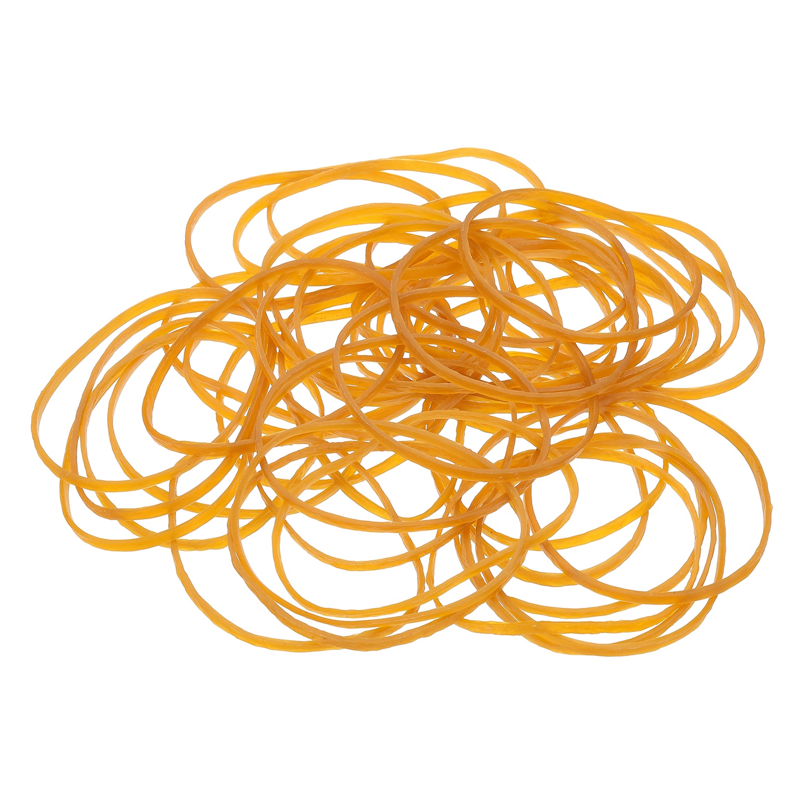 400Pack Rubber Bands, 4.72x0.12 Inch Elastic Bands for Office Supplies, Yellow