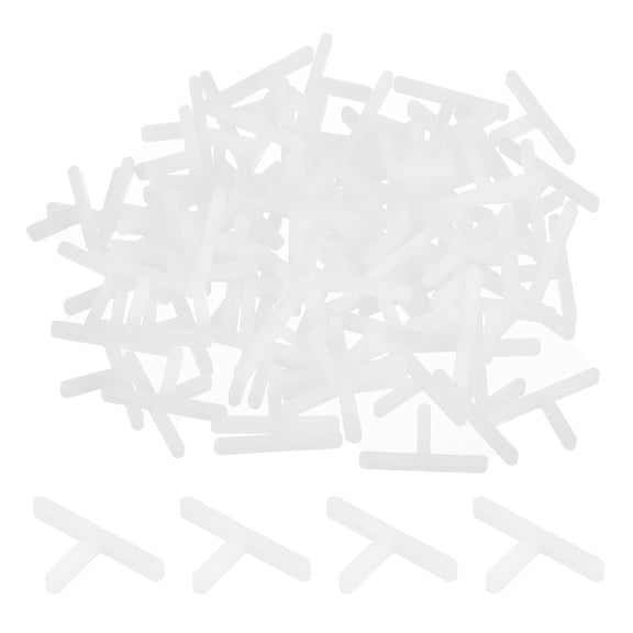 400Pack Wall Floor Tile Plastic T-Shape Spacers Tiling Tools 2.5mm 3/32 Inch White