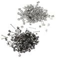 thumbnail image 1 of 400Packs 4mm Round Flat Stud Earring Posts with Back Jewelry, 1 of 8