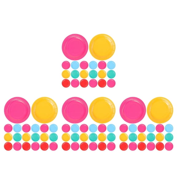Eco-Friendly Disposable Plates for Cake and Party Use 400Pcs