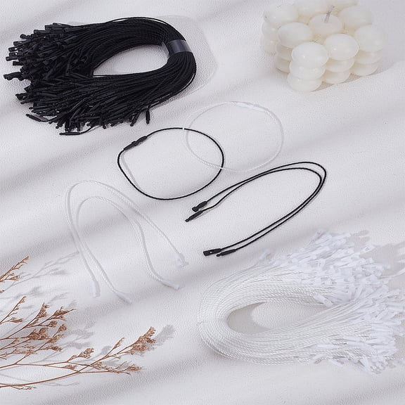 400Pcs Fastener Hook Ties Polyester Thread Ties Bundling Earphone Phone Charger Computer Cords Management in Home Office Kitchen