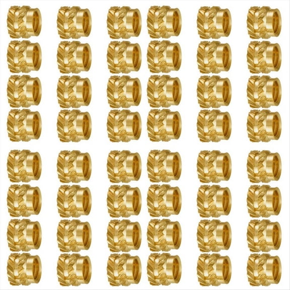 400Pcs M3 Thread Knurled Brass Threaded Heat Set Heat Insert Embedment Nut,M3X5X4,For 3D Printer 2.4 Etc