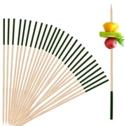 400Pcs Natural Cocktail Picks,TGY Toothpicks for Appetizers, Bamboo Skewers for Appetizers,4.7 in Decorative Cocktail Sticks for Charcuterie Boards Accessories,Sandwich, Desserts,Fruit