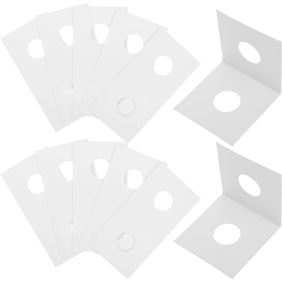 400 Pcs Clear Storage Holders with Easy-Use Clips, Multi-Purpose Organizer for Paper, Metal, and Small Items