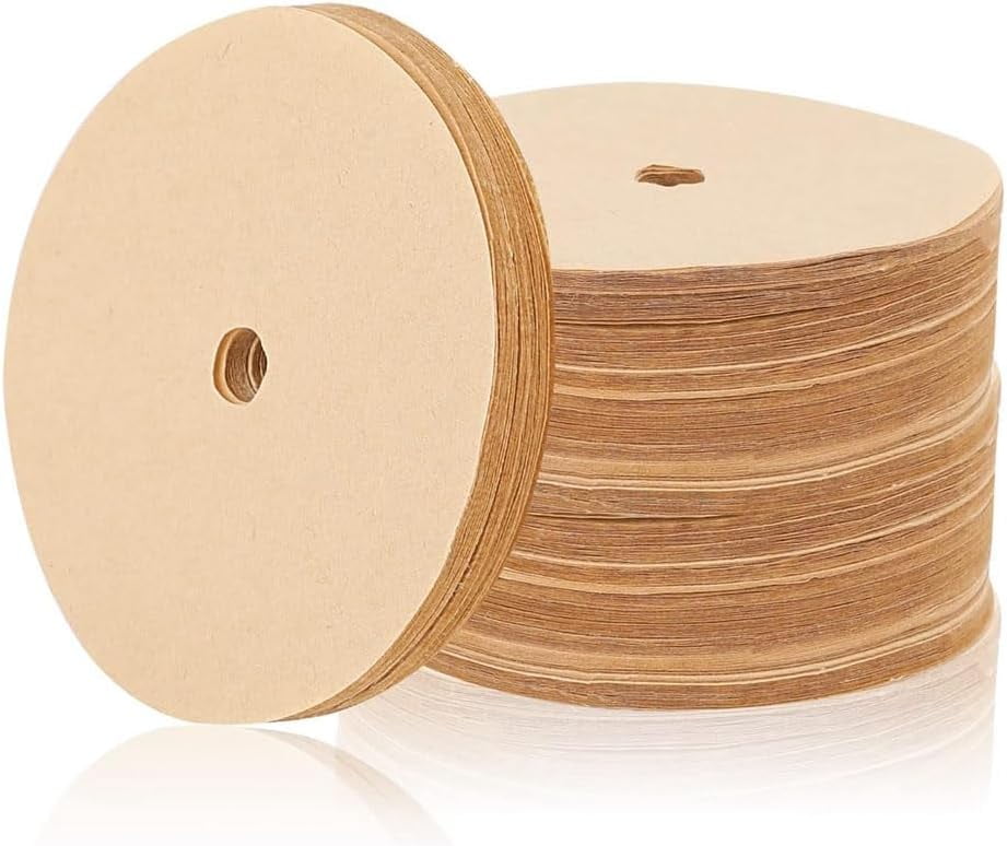 400Pcs Unbleached Percolator Coffee Filters, 3.75In Disposable Coffee
