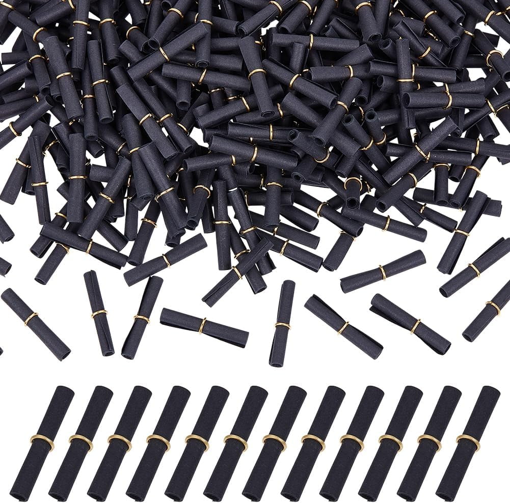 400Pcs Vintage Message Paper Rolls 2.4x1 Inch Mini Lucky Wishing Paper ...