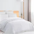 thumbnail image 1 of 400TC Cotton Double Edge Embroidery Sateen Solid Duvet Cover Set, 1 of 5