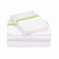 thumbnail image 1 of 400TC Double Embroidery Sateen Solid Cotton Sheet Set, 1 of 3