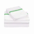 thumbnail image 1 of 400TC Double Embroidery Sateen Solid Cotton Sheet Set, 1 of 3
