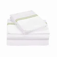 thumbnail image 1 of 400TC Double Embroidery Sateen Solid Cotton Sheet Set, 1 of 3