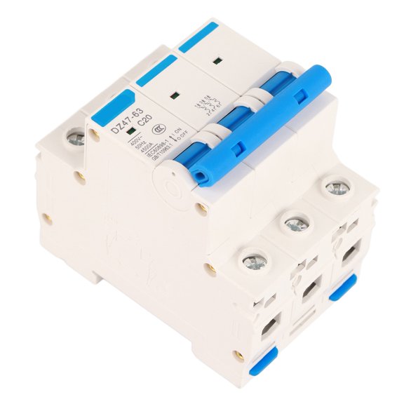 400V Mini Circuit Breaker, 6/10/16/20A MCB For DC Systems Solar, Flame Retardant