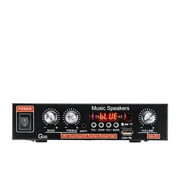 400W 2 CH Bluetooth Mini HiFi Stereo Amplifier USB SD FM Radio Power Stereo Home Car Amplifier Home Amplifier ,Easy to Operate