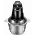 thumbnail image 1 of 400W 2-L Bowl Capacity Electric Meat Grinder Chopper 2-Speed Stainless Steel Stainless Steel Housing, 1 of 6