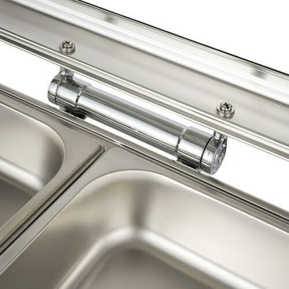 400W 9.5Qt Buffet Dish pan Buffet Servers Warmers Pan Chafing Electric Hot Pot