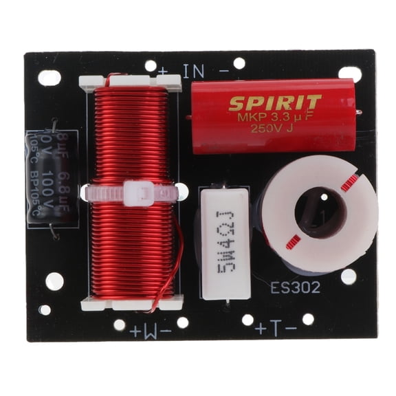2 Ways Speaker Crossover Treble+Bass Frequency Divider Crossovers Speaker Filters DIY For Home Theater