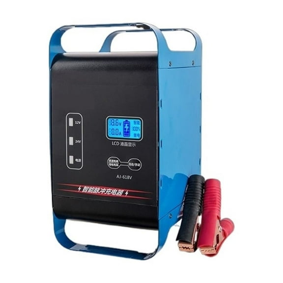 400W Car Battery Charger 12V 30A Quick Charge 24V Intelligent Pulse Large Power Car Charger For SUV Truck Boat Universal ,Instant Roadside Rescue