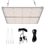 400W Dimmable Full Spectrum LED Grow Light for Indoor Plants   Sunlike Quantum Board, Red & IR, Fits Hydroponics, Grow Tent, Greenhouse   120V US Plug