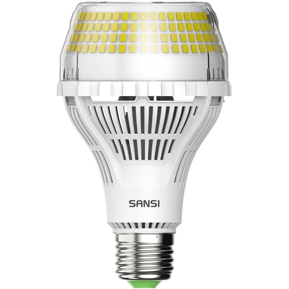 400W Equivalent 6000 Lumens Brightest LED Light Bulb, 5000K Daylight E26 A21 Super Bright LED Bulb Non-Dimmable, 22-Year Lifetime, 40W Energy Saving for Home Workshop