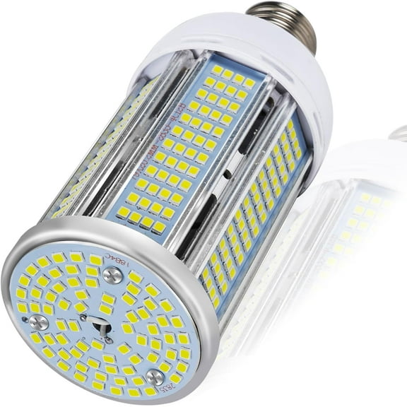 400W Equivalent LED Corn Light Bulb 6000 Lumen Led Corn Bulb 50W Super Bright 5000K Daylight White E26/E27 Base LED Light Bulb for Home Garage Lighting Garage Backyard Office Household
